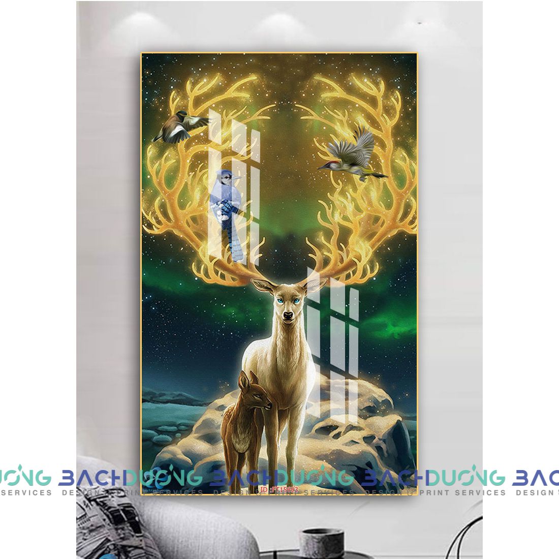  Tranh hưu sừng huyền ảo FT15693 