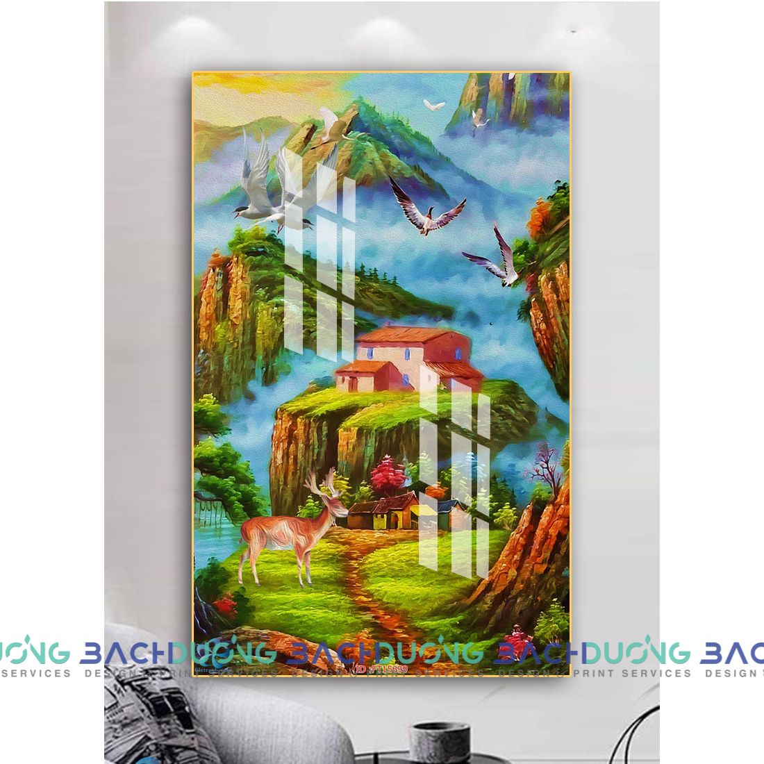  Tranh phong cảnh thiên nhiên thơ mộng FT15699 