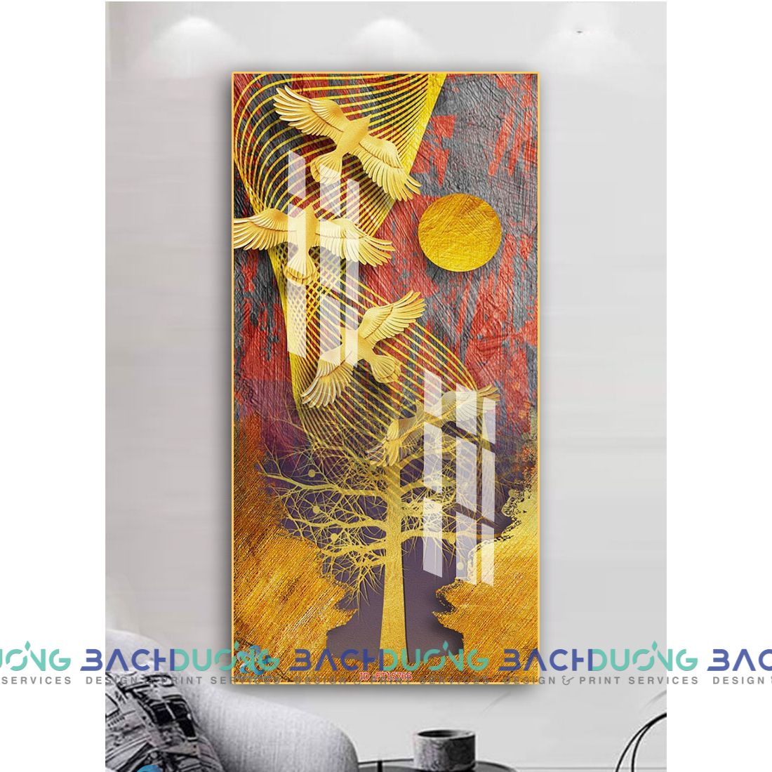  Tranh trang trí trừu tượng FT15766 