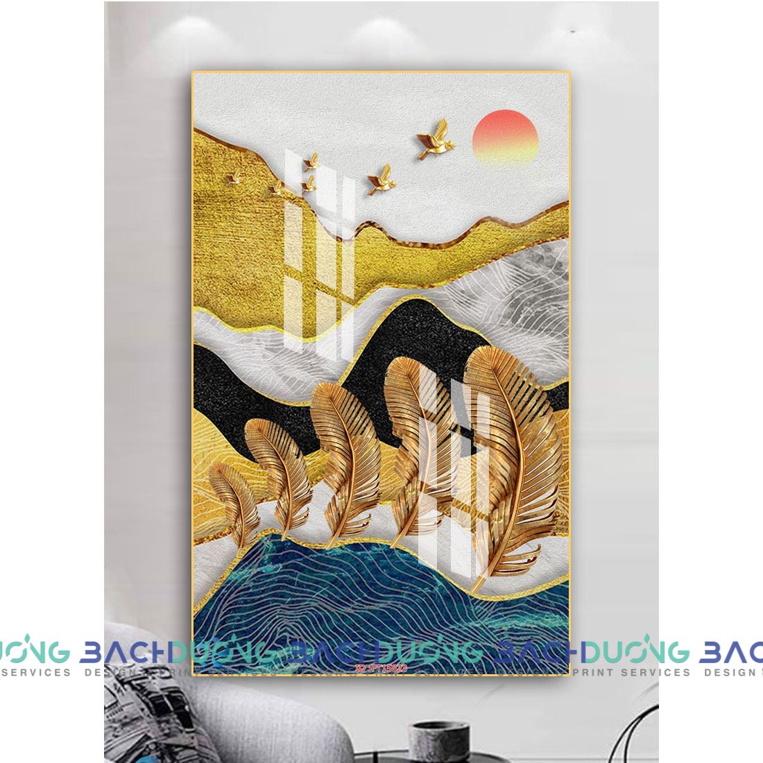  Tranh trang trí trừu tượng FT15823 