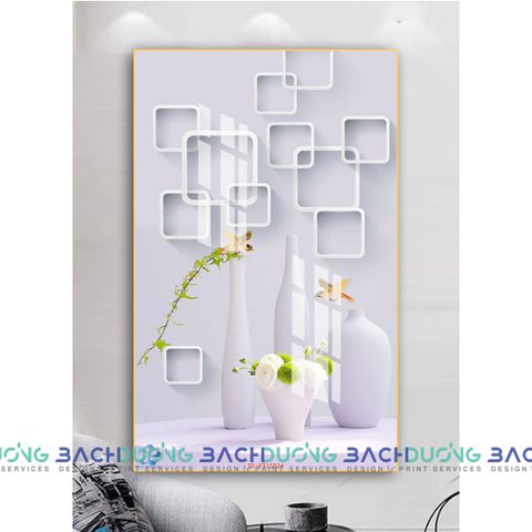  Tranh trang trí bình hoa ấn tượng FT15824 