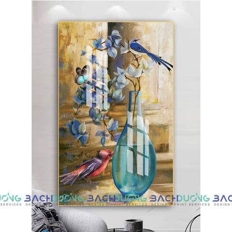  Tranh bình hoa tĩnh vật FT15826 