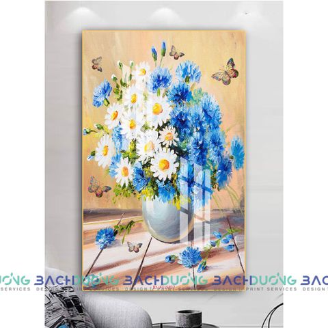  Tranh bình hoa tĩnh vật FT15827 
