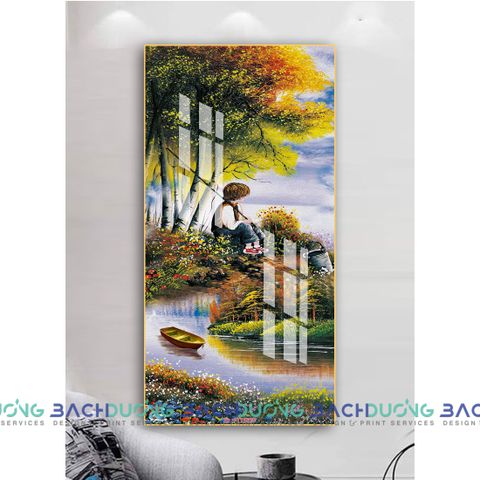  Trang Cậu bé câu cá trong khư vườn FT15837 