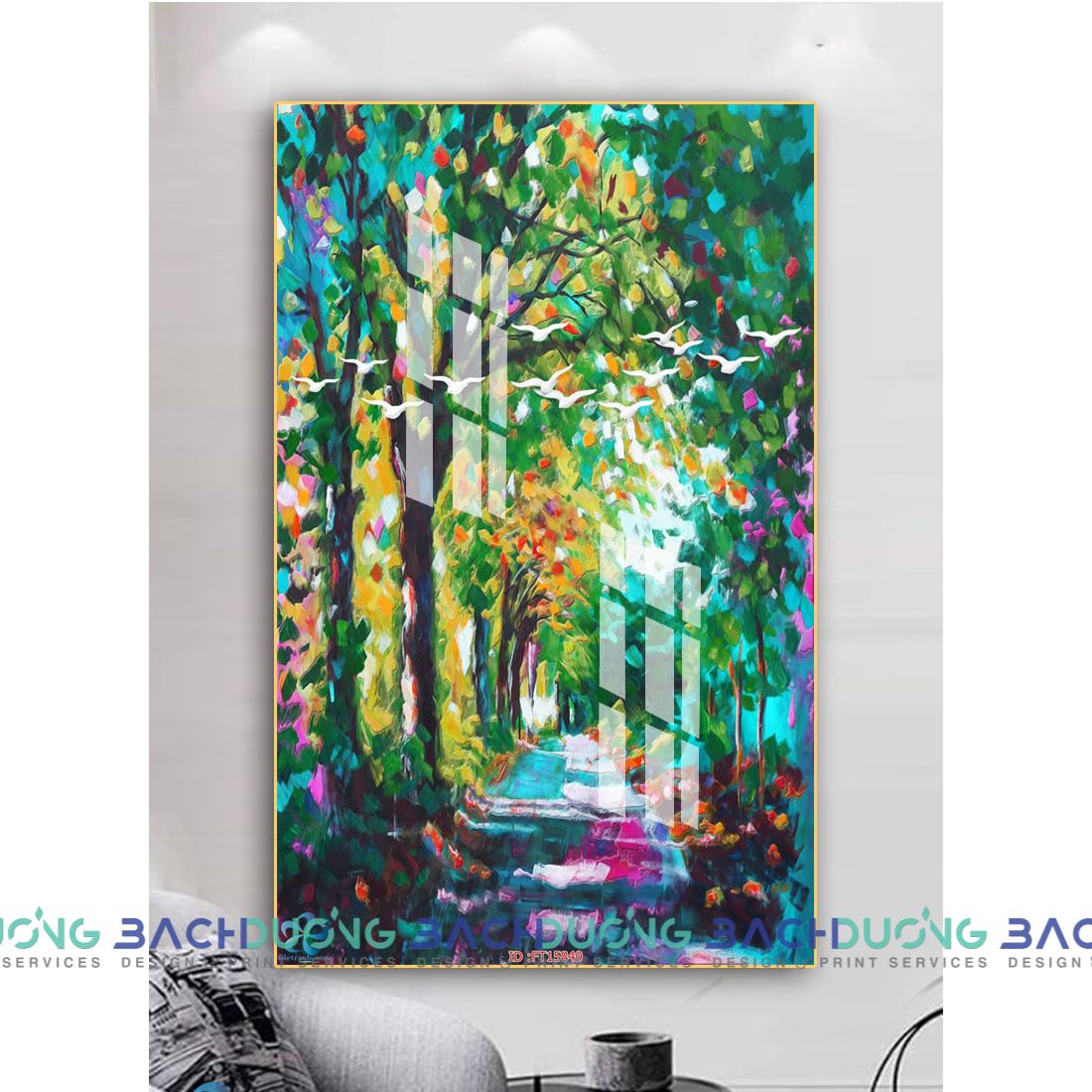  Tranh Con đường rực rỡ FT15849 