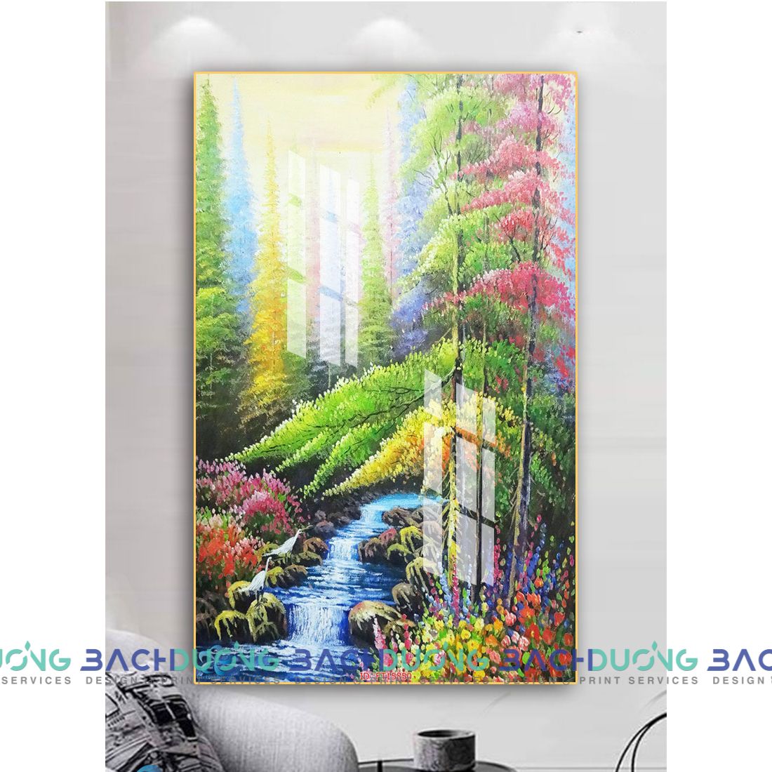  Tranh Khu rừng mùa thu FT15850 