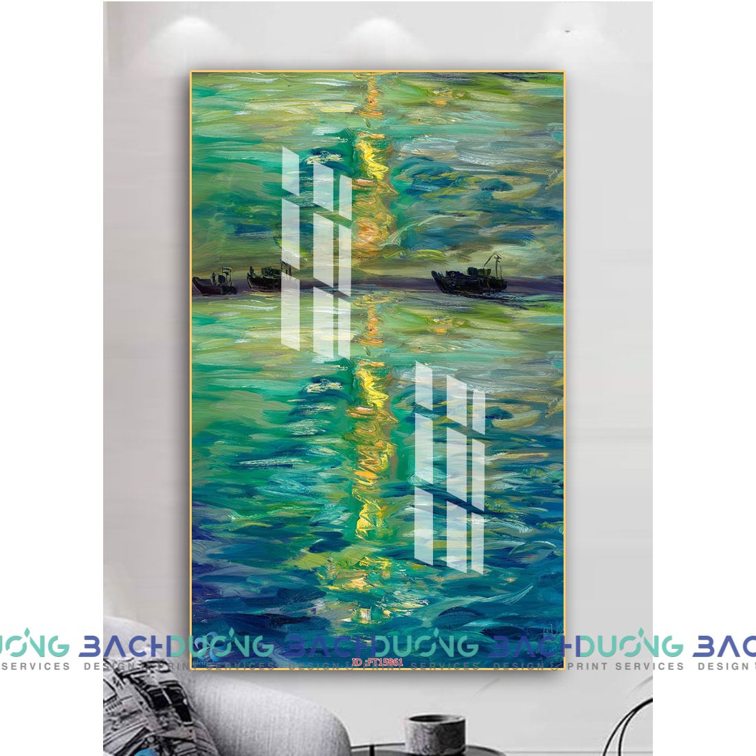  Tranh trang trí trừu tượng FT15861 