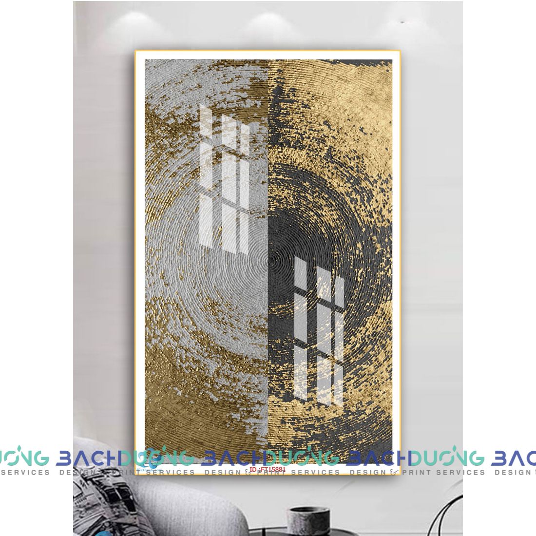  Tranh trang trí trừu tượng FT15881 