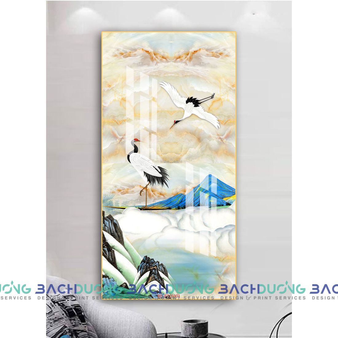  Tranh trang trí loài chim FT15901 