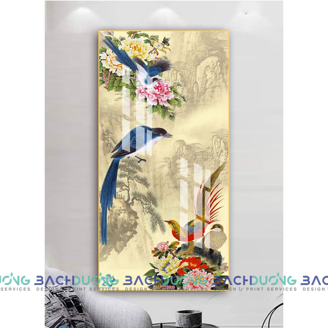  Tranh trang trí loài chim FT15909 