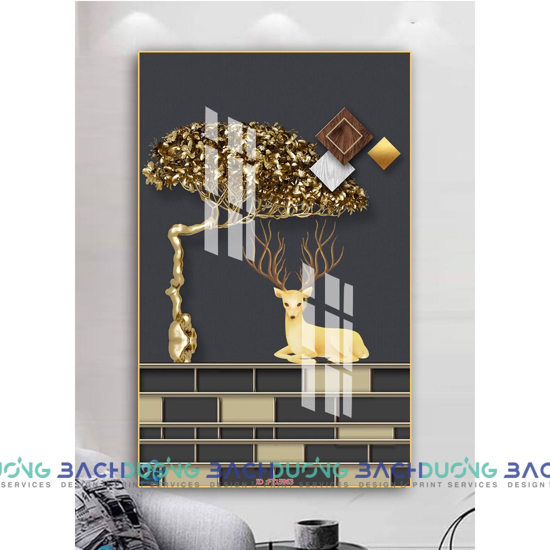  Tranh trang trí hiện đại FT15963 