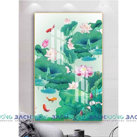  Tranh hồ sen FT15794 