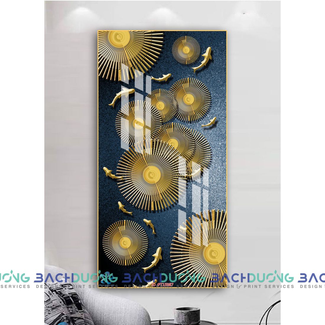  Tranh trang trí trừu tượng FT15987 