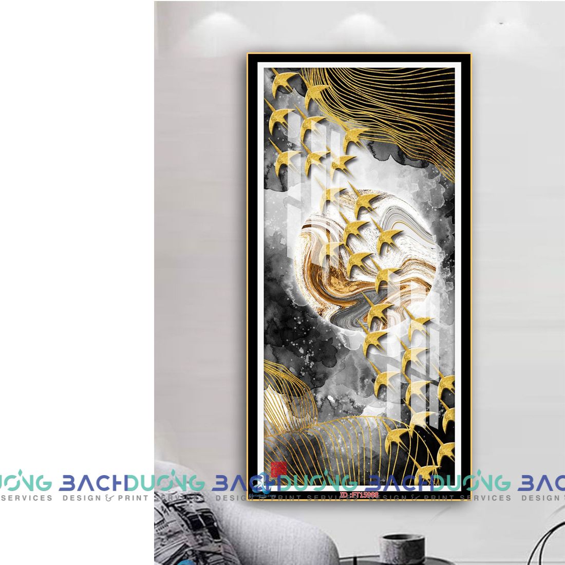  Tranh trang trí trừu tượng FT15988 