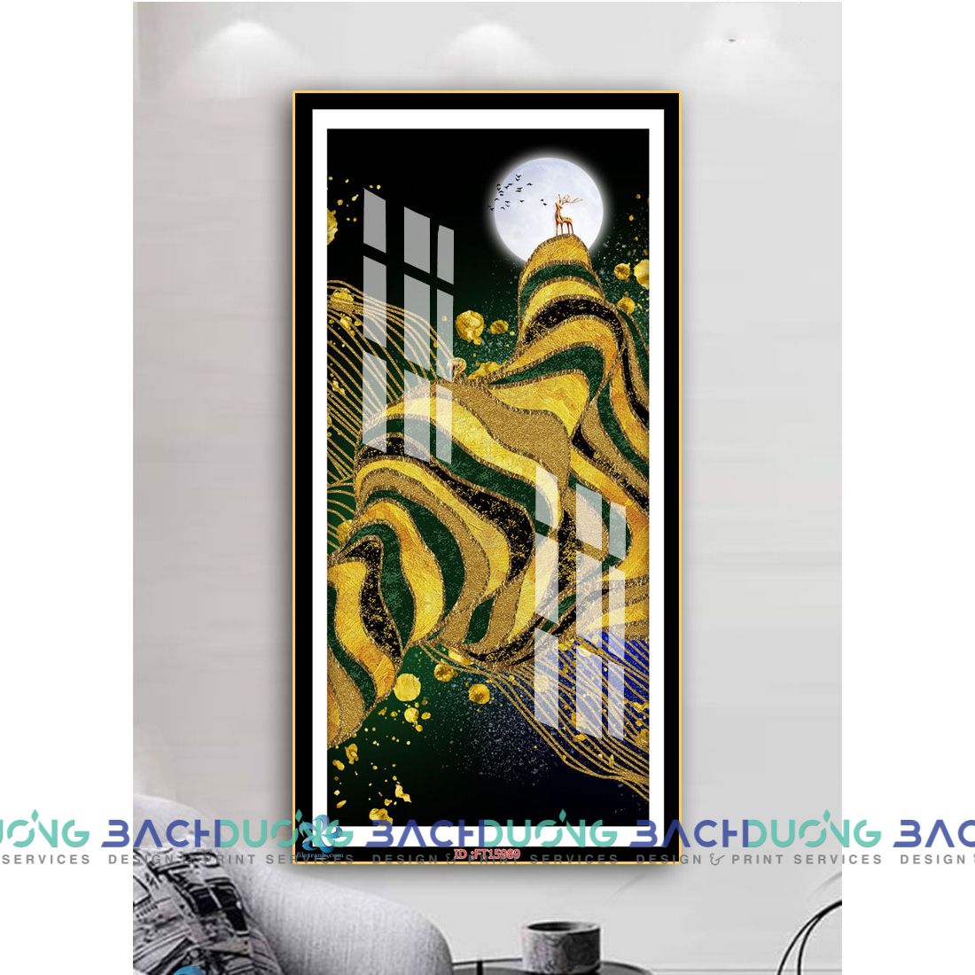  Tranh trang trí trừu tượng FT15989 