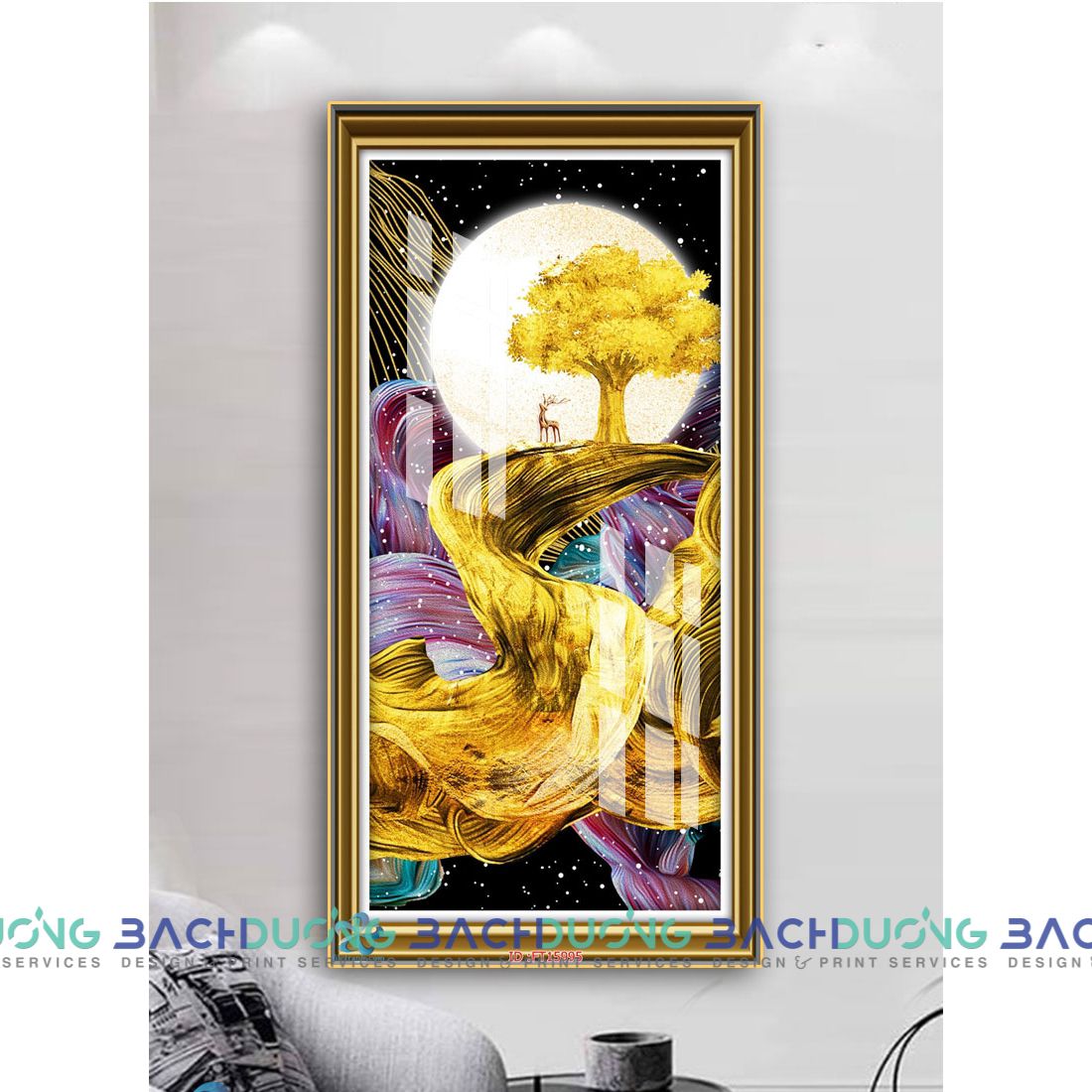  Tranh trang trí trừu tượng FT15995 