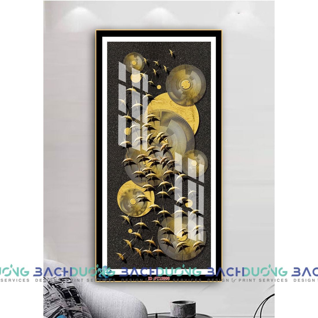  Tranh trang trí trừu tượng FT15998 