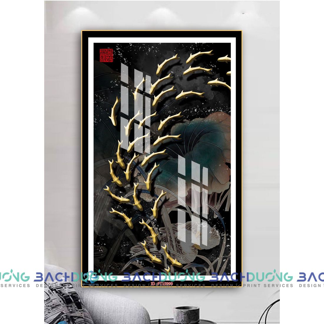  Tranh trang trí trừu tượng FT15999 