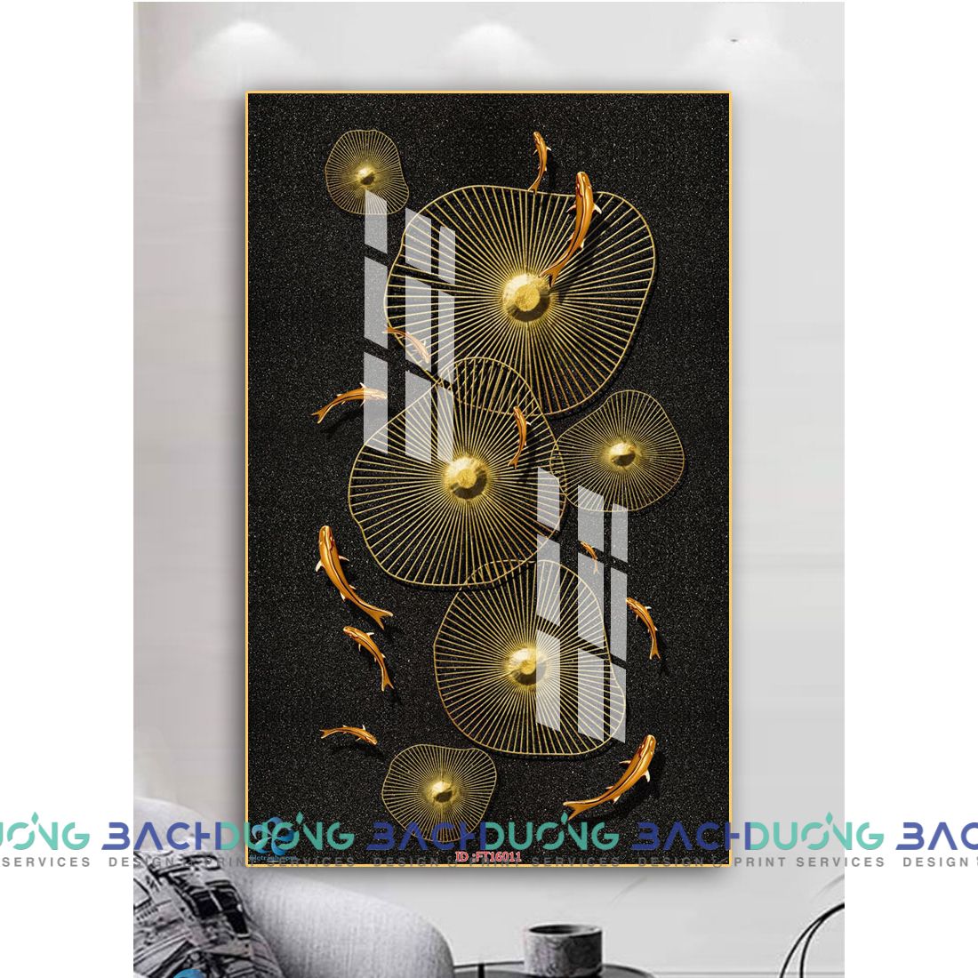  Tranh đàn cá nghệ thuật FT16011 