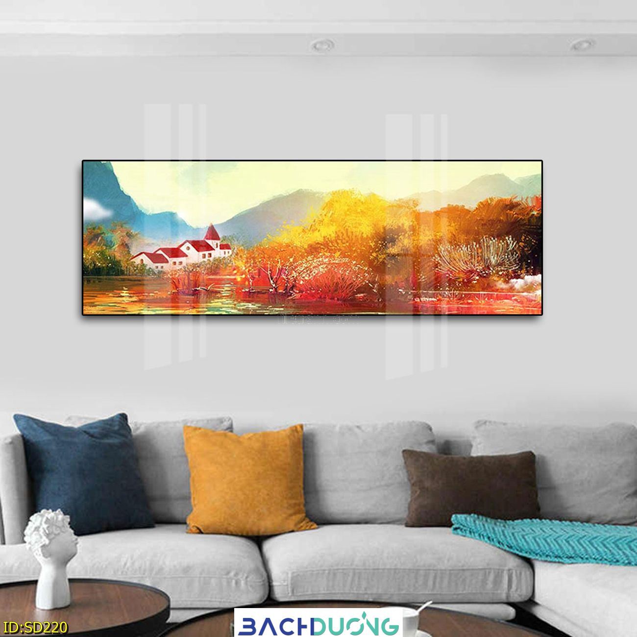  Tranh trang trí Phong cảnh mùa thu SD220 