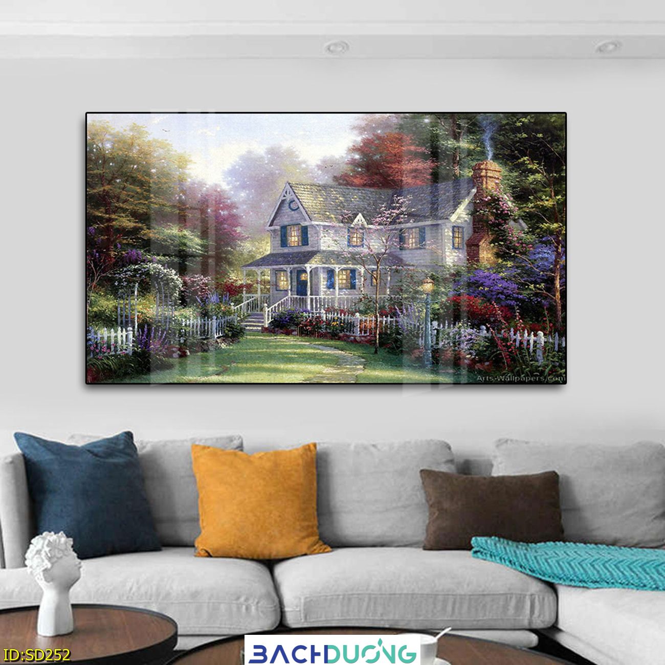  Tranh trang trí Ngôi nhà mộng mơ SD252 
