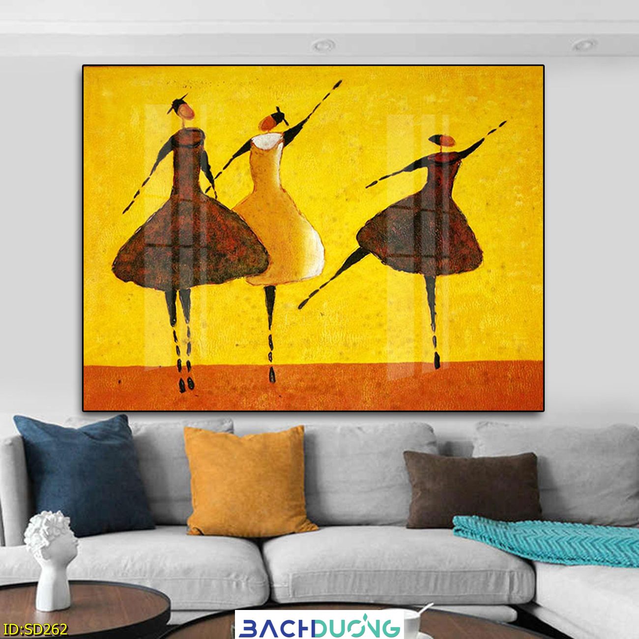  Tranh ba cô gái nhảy múa SD262 