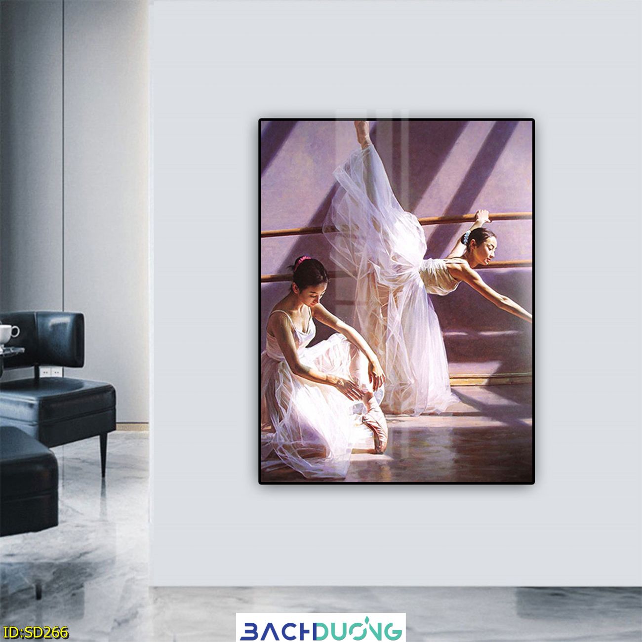 Tranh trang trí Tập múa Ballet SD266 