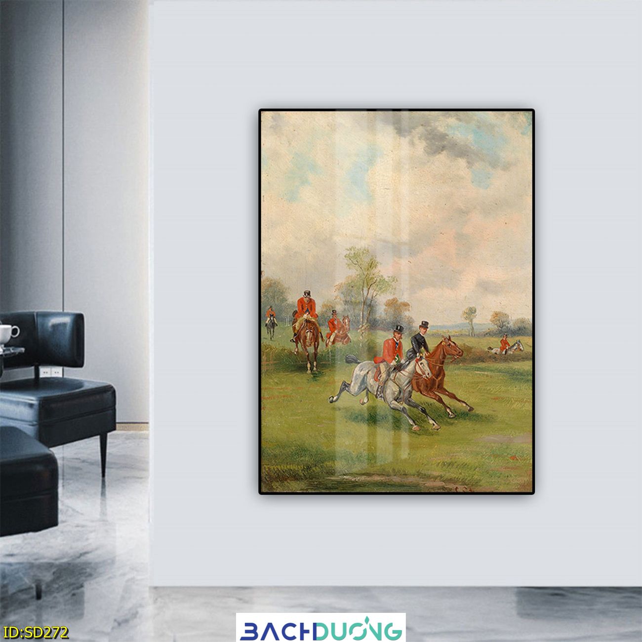  Tranh trang trí Huấn luyện ngựa SD272 