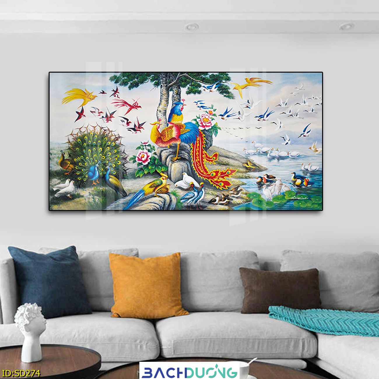  Tranh trang trí Đàn chim SD274 