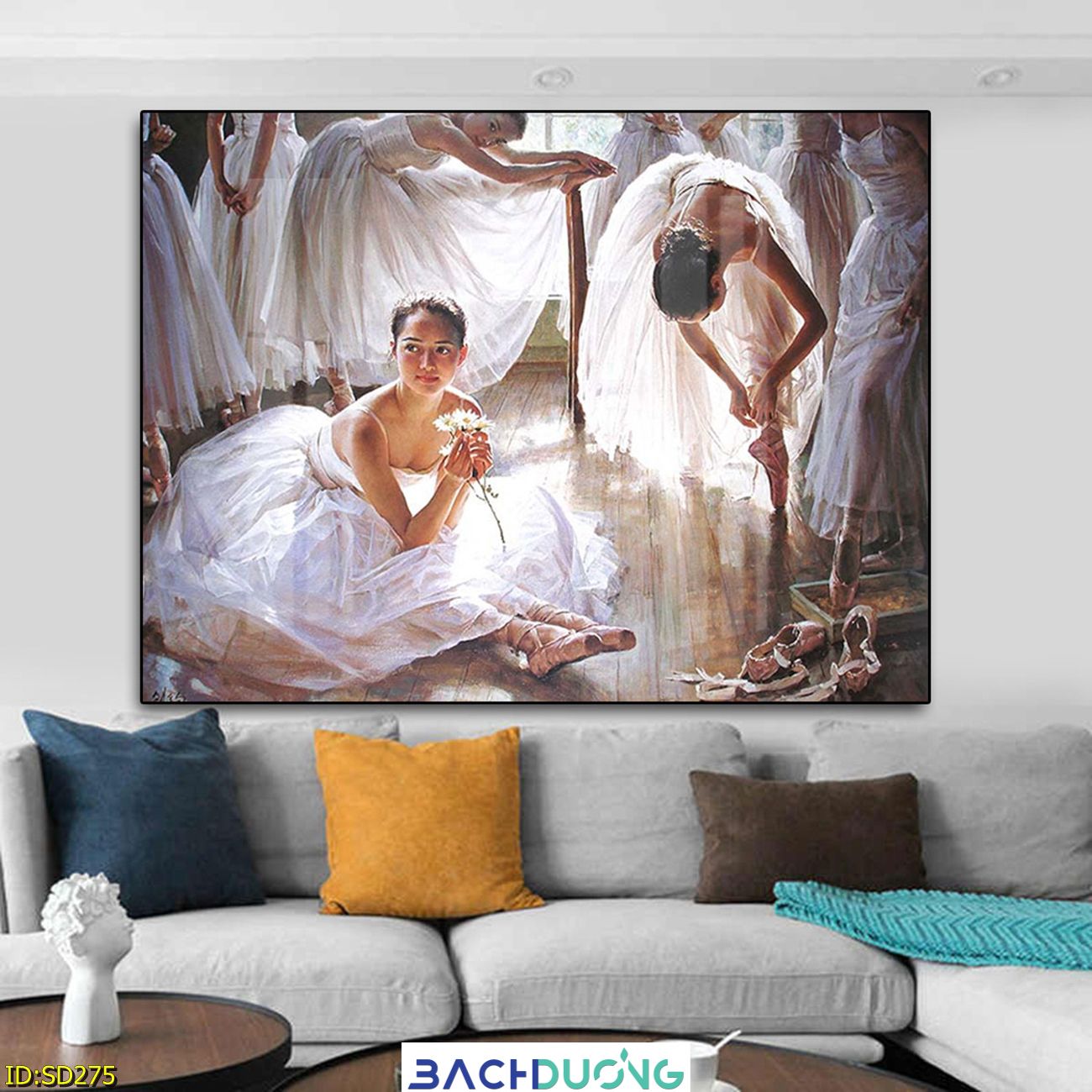  Tranh những thiếu nữ múa bale SD275 