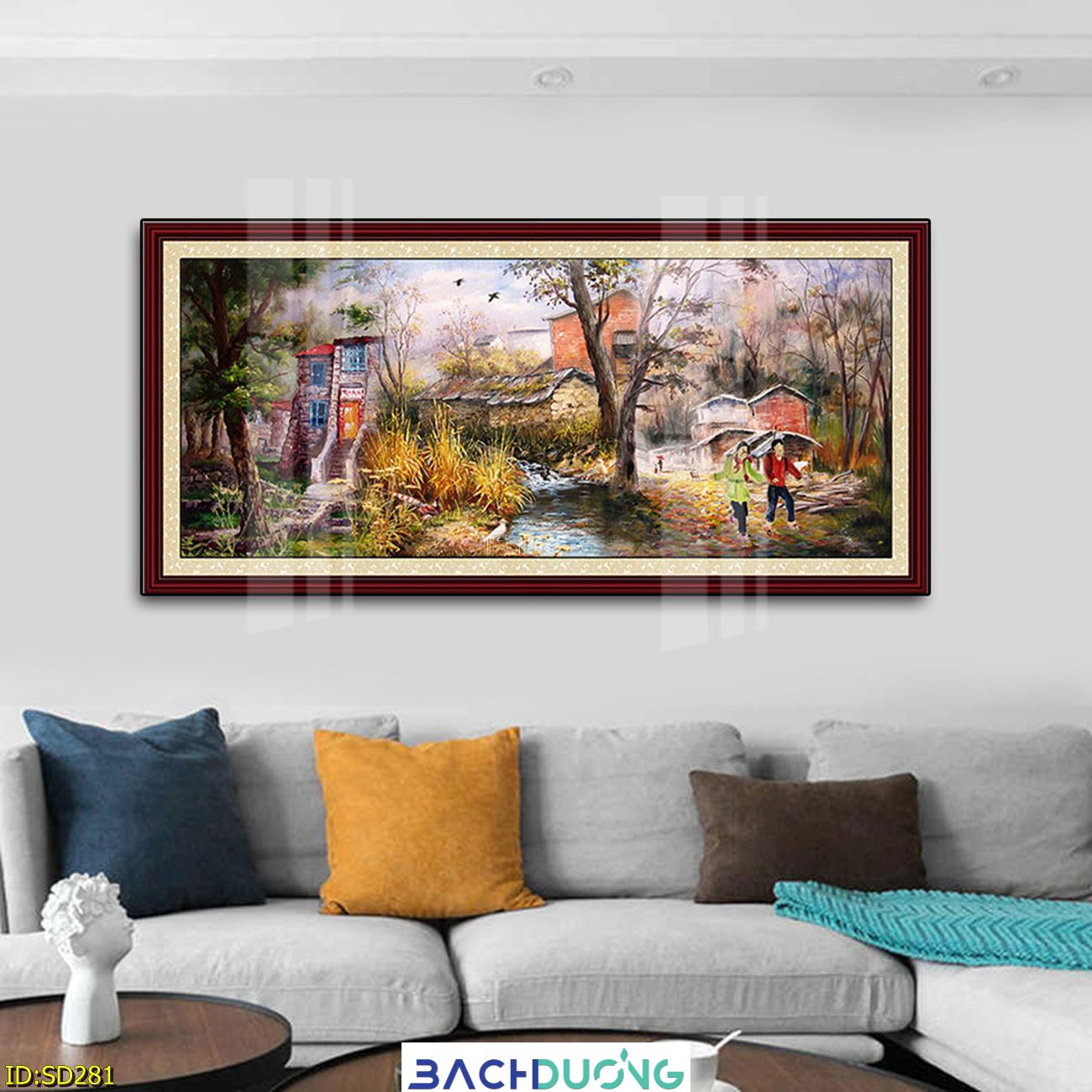  Tranh trang trí Làng quê SD281 