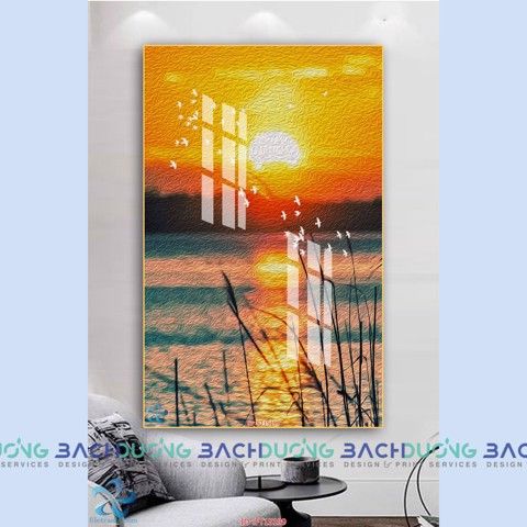  Tranh cảnh vật hoàng hôn FT15199 