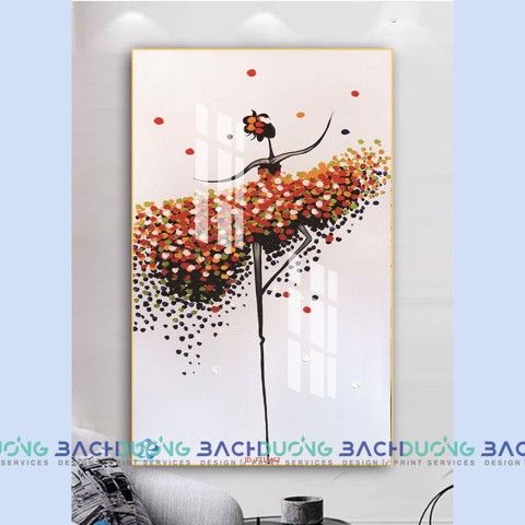  Tranh cô gái đang múa FT15462 