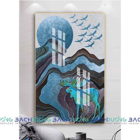  Tranh trang trí trừu tượng FT15580 