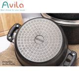  Nồi chống dính vân đá đáy từ Bennix Terra công nghệ Hàn Quốc size 18/20/24cm, hàng chính hãng 