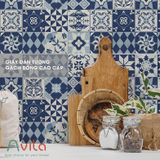  Giấy dán tường hoa văn gạch bông cao cấp khổ 60x120cm 