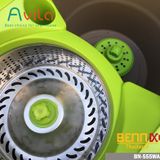  Bộ chổi lau nhà đa năng 360 độ cao cấp có bánh xe BENNIX BN-555WA, hàng chính hãng 