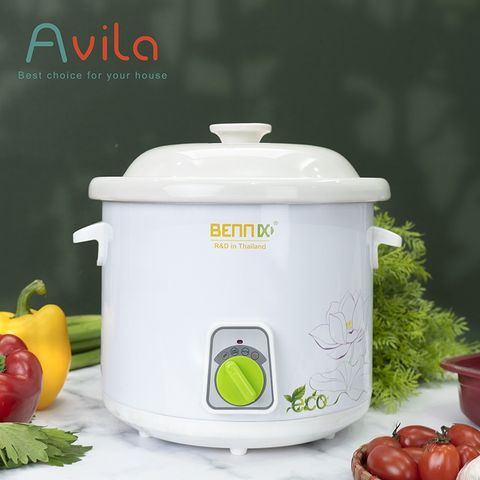  Nồi nấu chậm Bennix Thái Lan BN-40SLC dung tích 4L, hàng chính hãng 