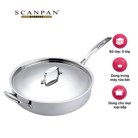  Chảo inox sâu lòng Scanpan Fusion5 26cm 74102600 