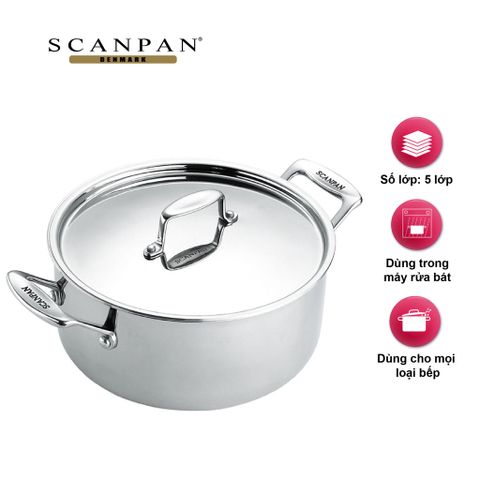  Nồi inox từ Scanpan Fusion5 5.2L 74252400 