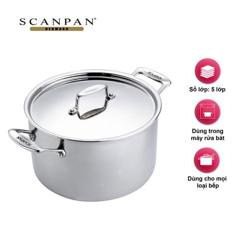  Nồi inox từ Scanpan Fusion5 3.7L 74252000 