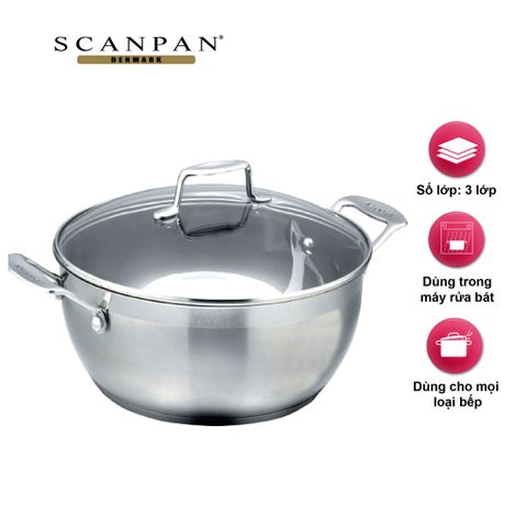  Nồi luộc gà inox Scanpan Impact 8,5L 71553200 