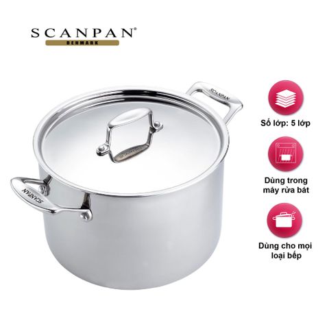  Nồi inox luộc gà Scanpan Fusion5 7.2L 74502400 