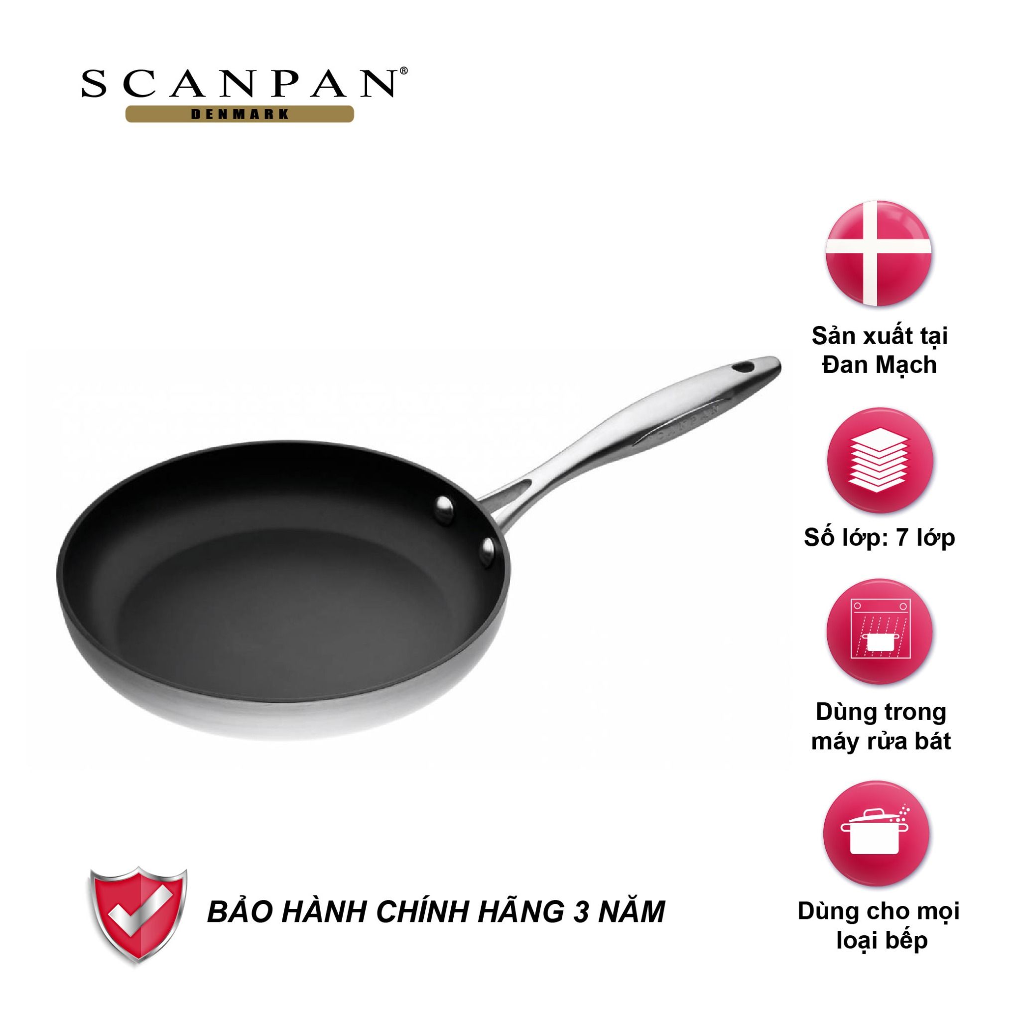 Chảo chống dính từ Scanpan CTX 28cm 65002800