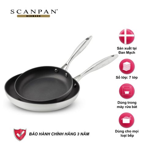  Bộ 2 chảo chống dính từ Scanpan CTX 20cm và 26cm 65202600 