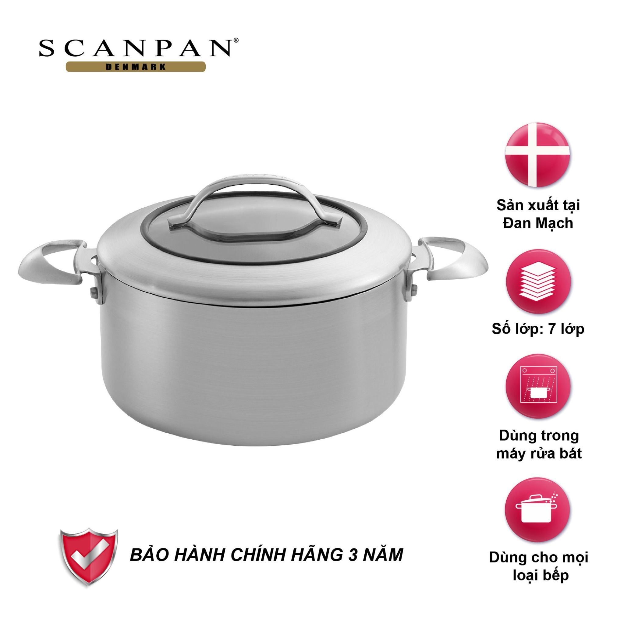 Nồi chống dính từ Scanpan CTX 4.8L 65252400