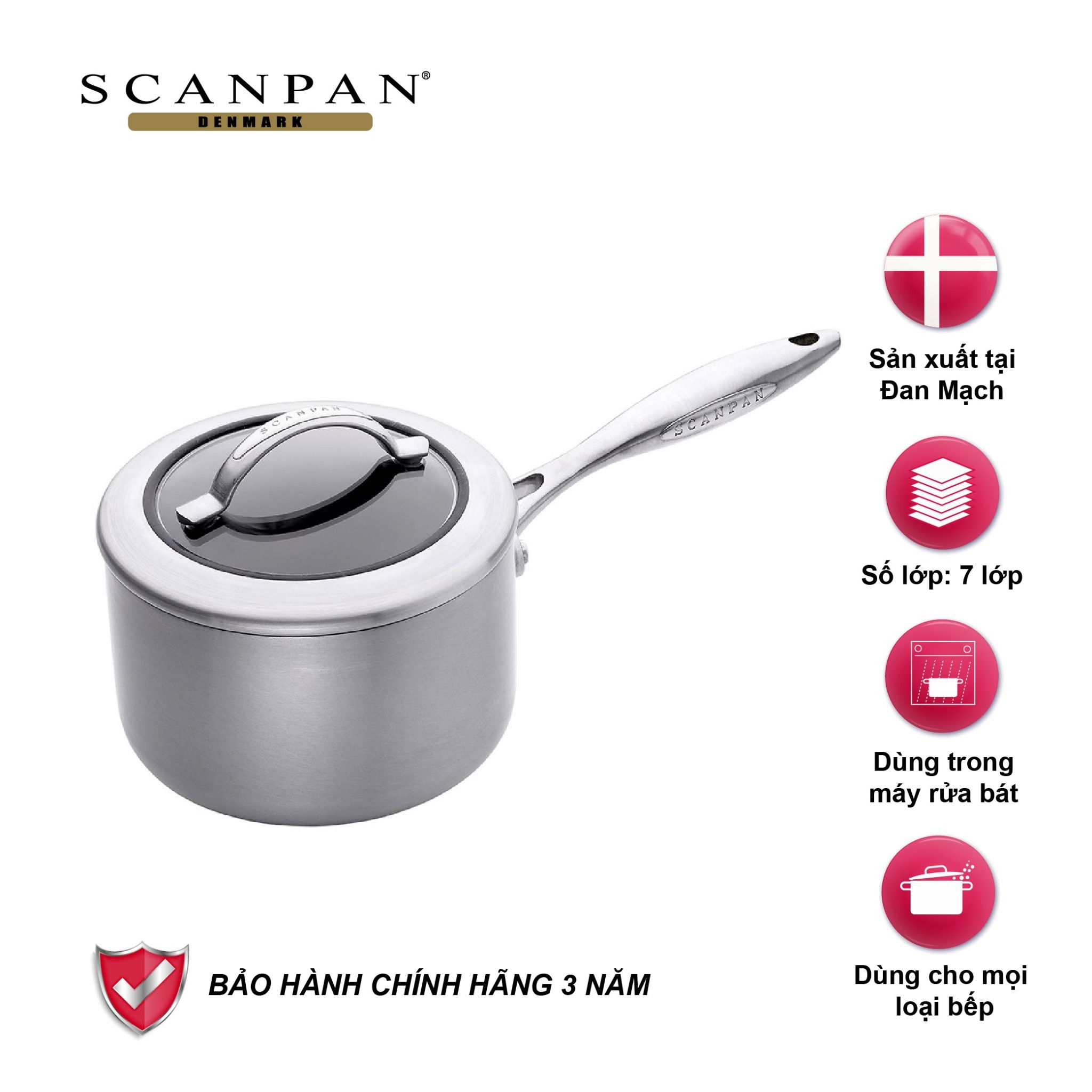 Nồi chống dính từ Scanpan CTX 1.8L 65231600