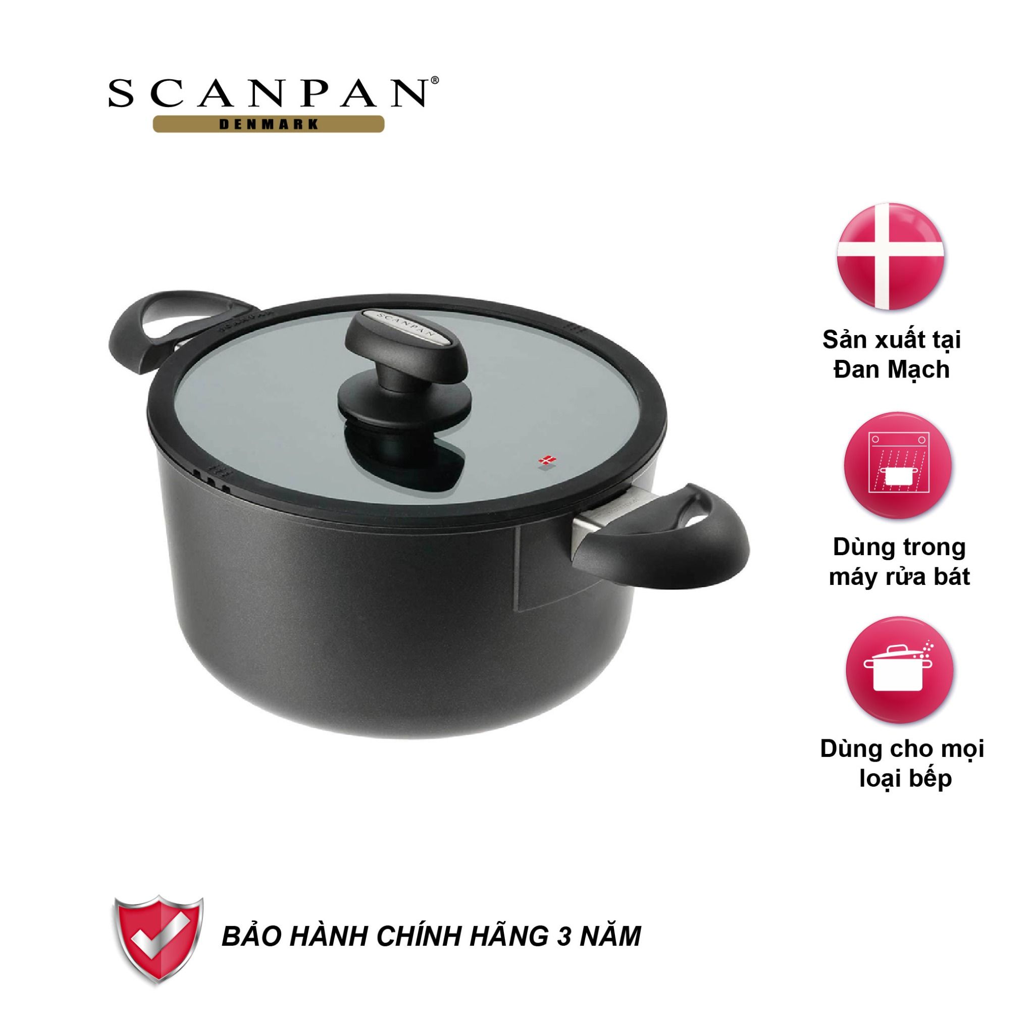 Nồi chống dính từ Scanpan IQ 3,2L 64252000