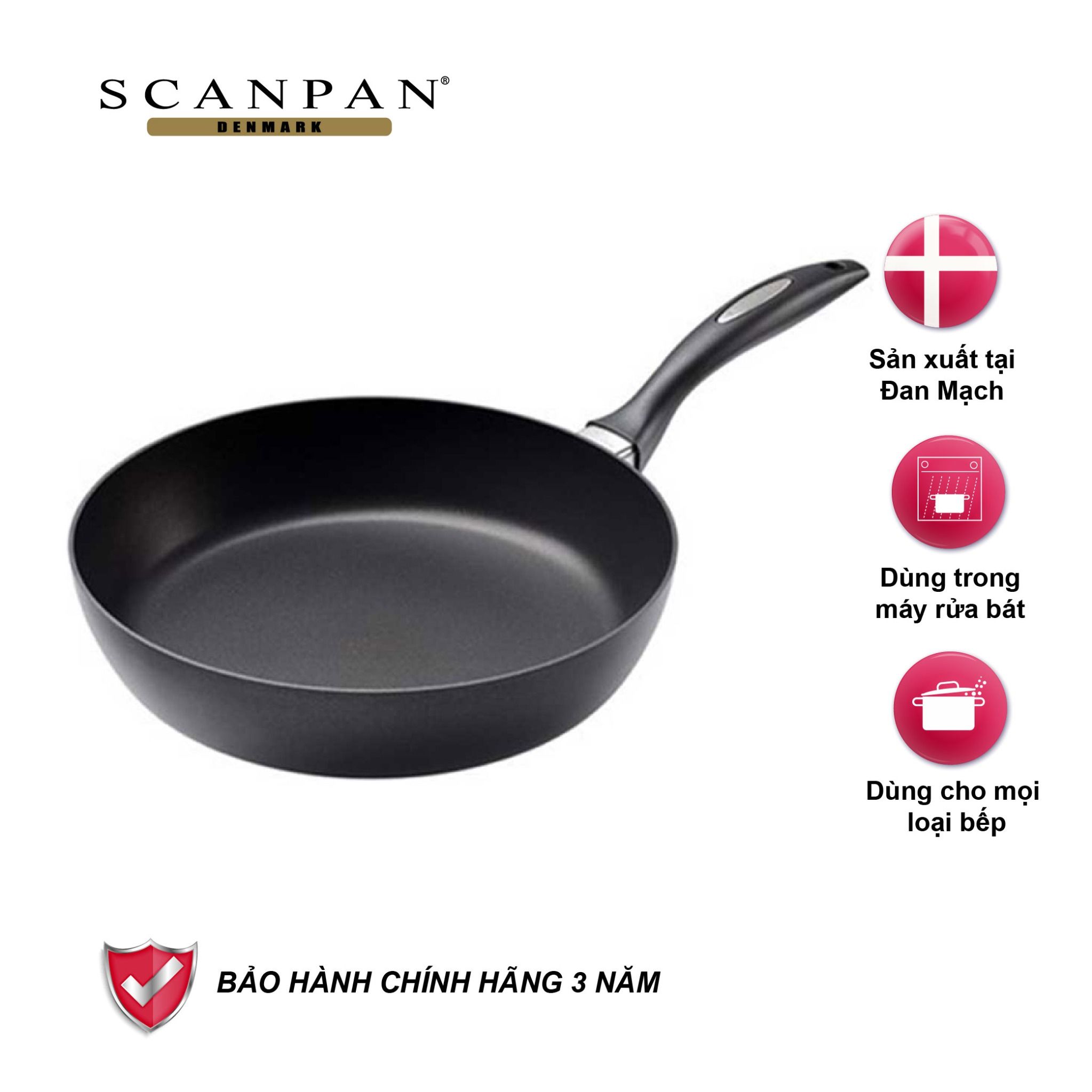 Chảo chống dính từ sâu lòng Scanpan IQ 24cm 64102414