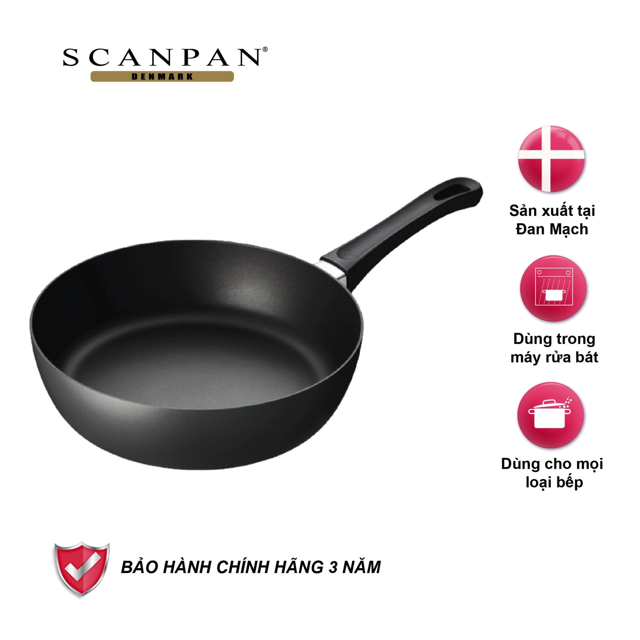 Chảo từ sâu lòng Scanpan Classic 26cm 53082614